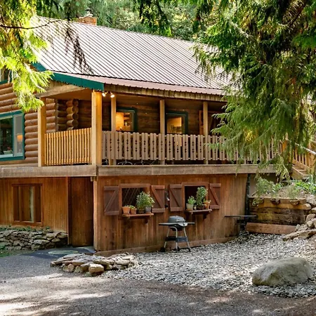 3-Level Log Cabin Near Silverwood - Tranquil Spirit Lake Extérieur photo